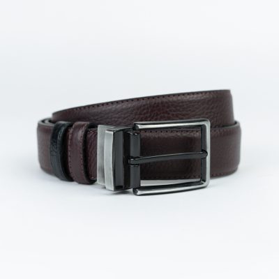 کمربند چرم دورو کد 27