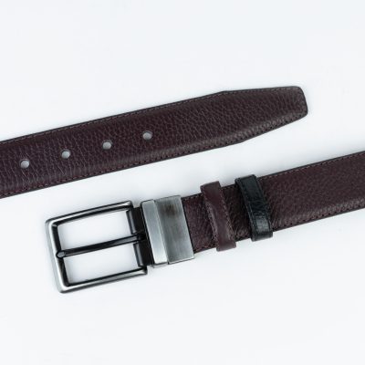 کمربند چرم دورو کد 27