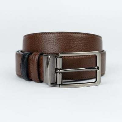 کمربند چرم دورو کد 24