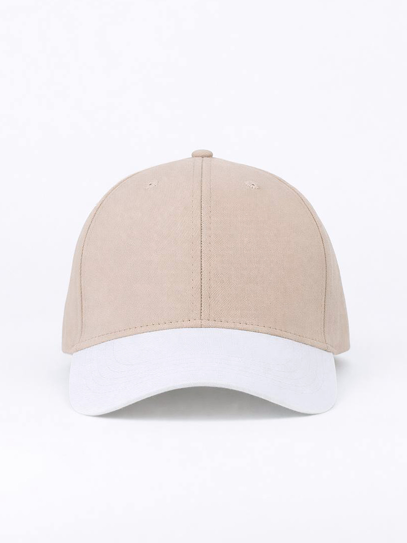 100075 (1) کلاه لبه گرد دو رنگ کد 75 - تصویر 1