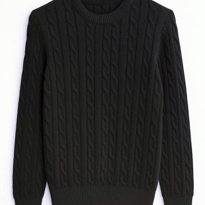 پلیور بافت یقه گرد